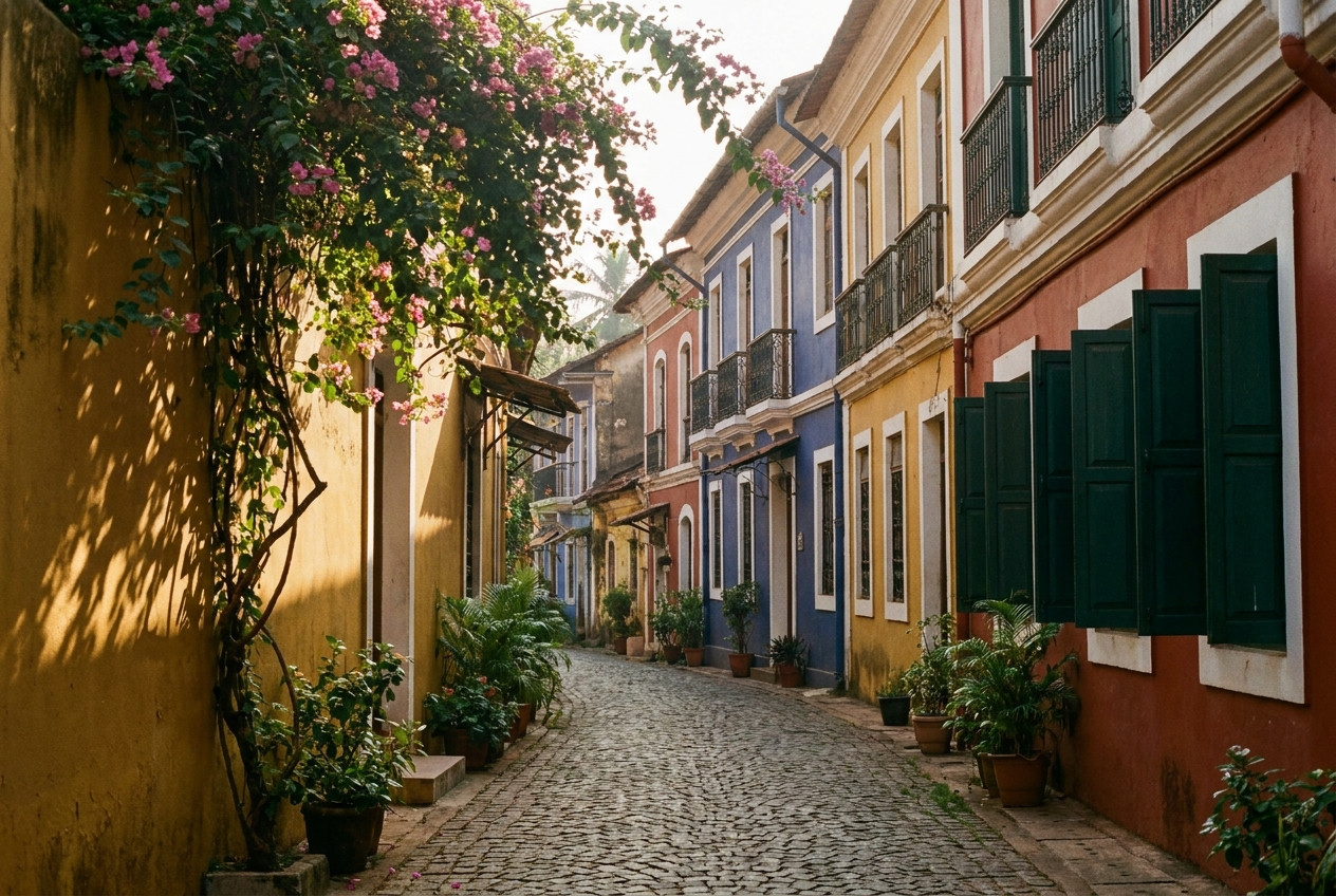 Walking Through Goa's Portuguese Past: Fontainhas, Churches and Old Villages