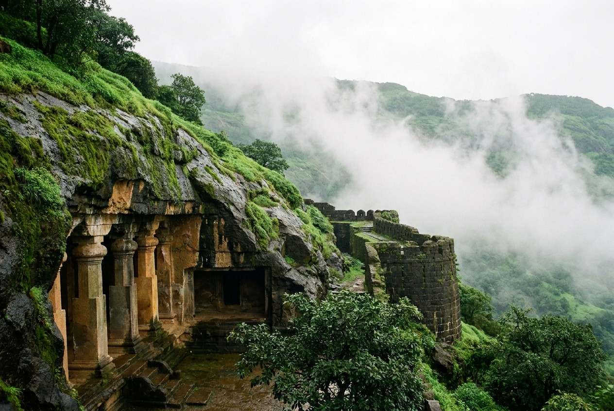 The Forts and Caves Above Lonavala: A Walk into the Deccan's Past