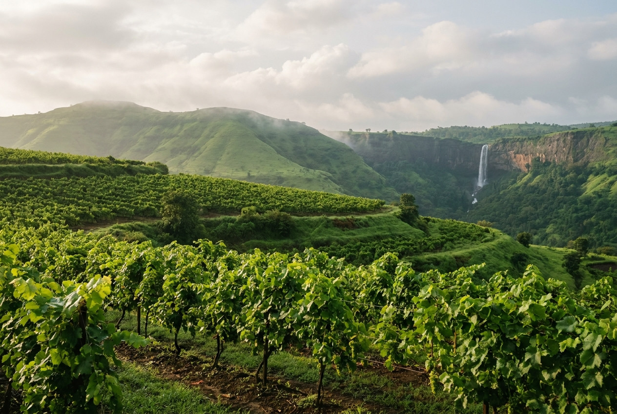 Nashik After the Rains: Vineyards, Waterfalls and Green Hills
